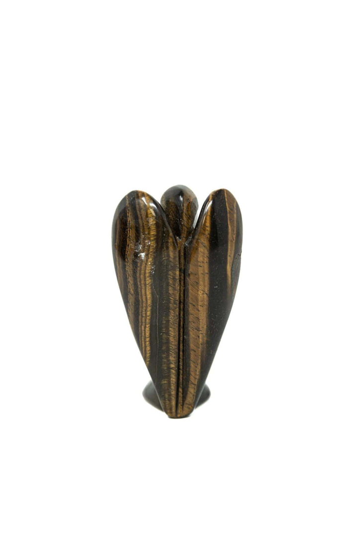 Tiger Eye Angel Carving | The Harmony Store Figurine