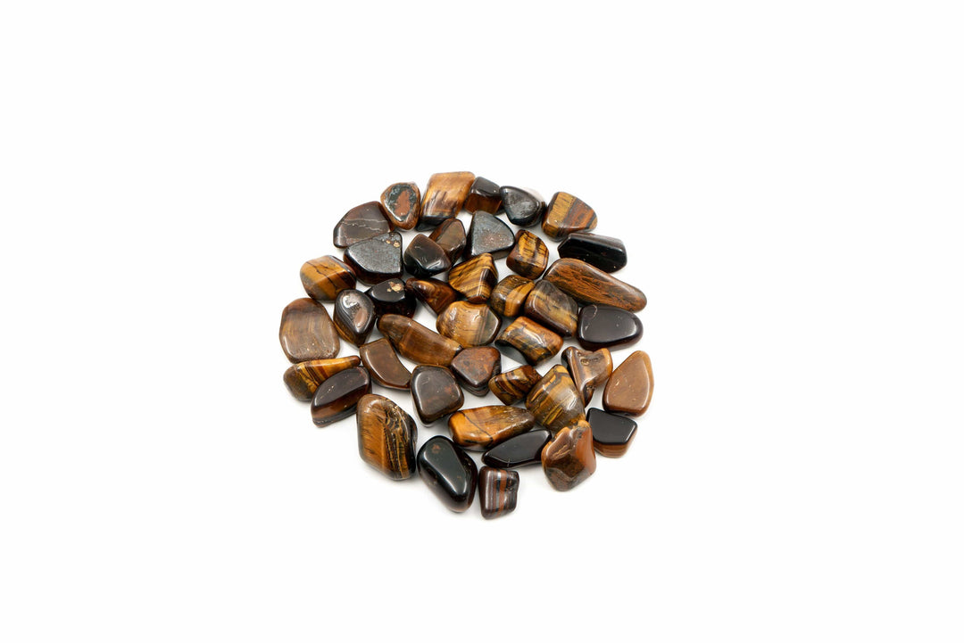 Tiger's Eye Tumbled Stone – Confidence Crystal Tumbled Stone
