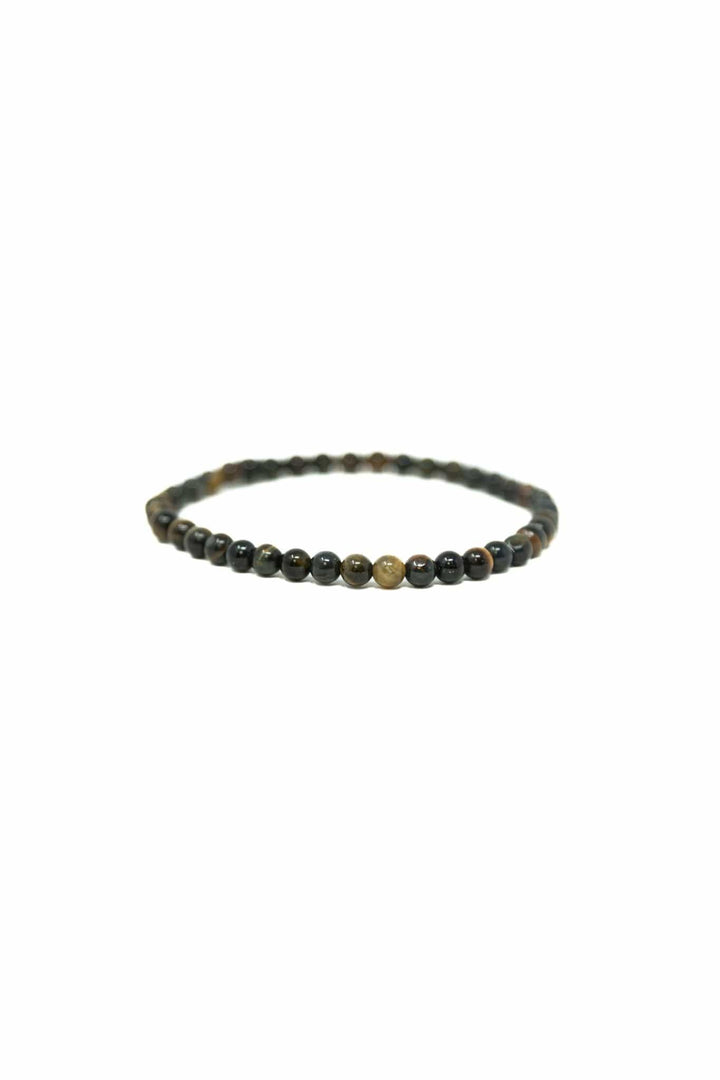 blue tigers eye bracelet 4mm